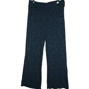 Cato Pants Womens Large x30" Marled Blue Knit Rollover Waistband variegated marl